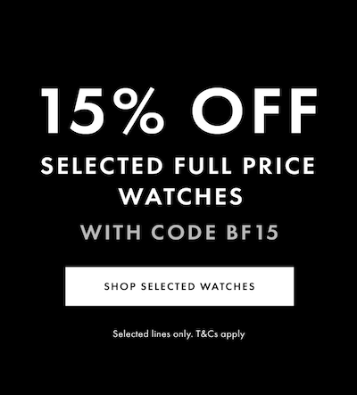 15% Off Selected Full Price Watches image