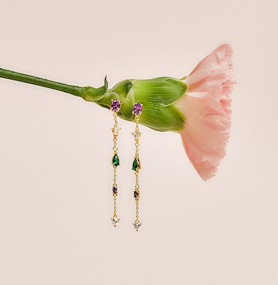 Sparkling ear jewelry image