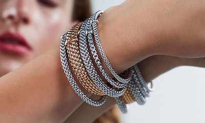 Shop Fope Must Have Collection. Image of model wearing Must Have bracelet stack image