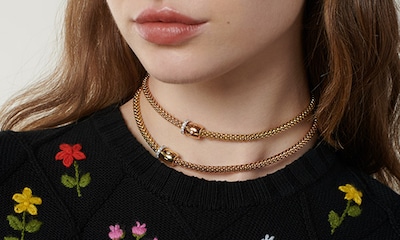 Shop Fope Solo Collection. Image of model wearing Solo necklaces image