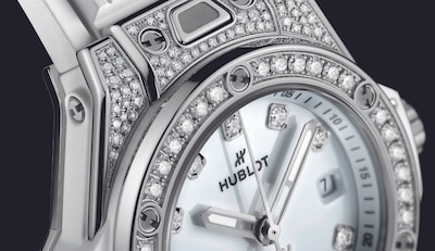 Hublot Big Bang Ladies White mappin and webb image