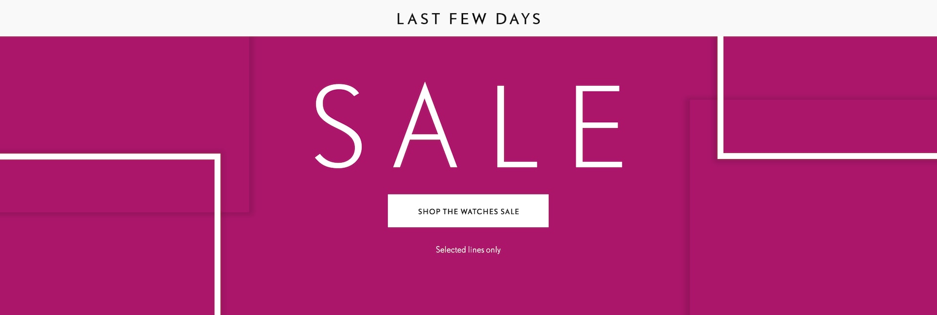 Shop the last few days of the Watch sale on Mappin & Webb image