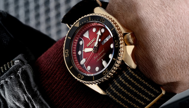 Seiko 5 Sports X Brian May Red Special II Limited Edition mappin and webb 1 image