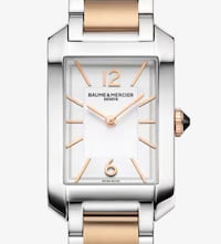 Baume & Mercier - Hampton Quartz 35mm X 22mm Ladies Watch White image