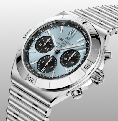 Breitling Chronomat B01 Chronograph 42mm Mens Watch Ice Blue image