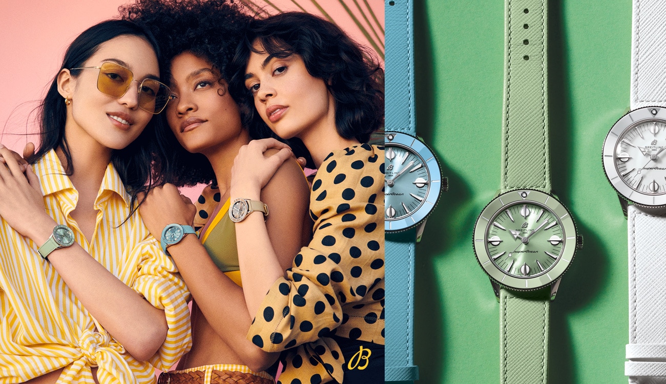 Breitling Superocean Heritage ’57 Pastel Paradise women’s capsule collection image