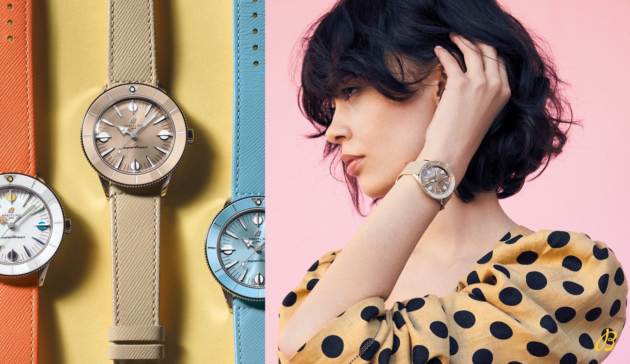 Breitling Superocean Heritage ’57 Pastel Paradise women’s capsule collection image