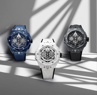 A Ceramic Trio of Timepieces image