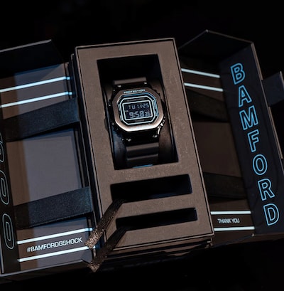Image of Casio Bamford watch in the watch box image