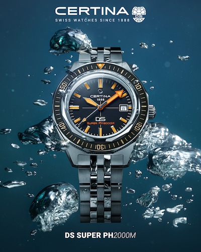 Certina watch with logo and text DS Super PH2000M Count On Me image