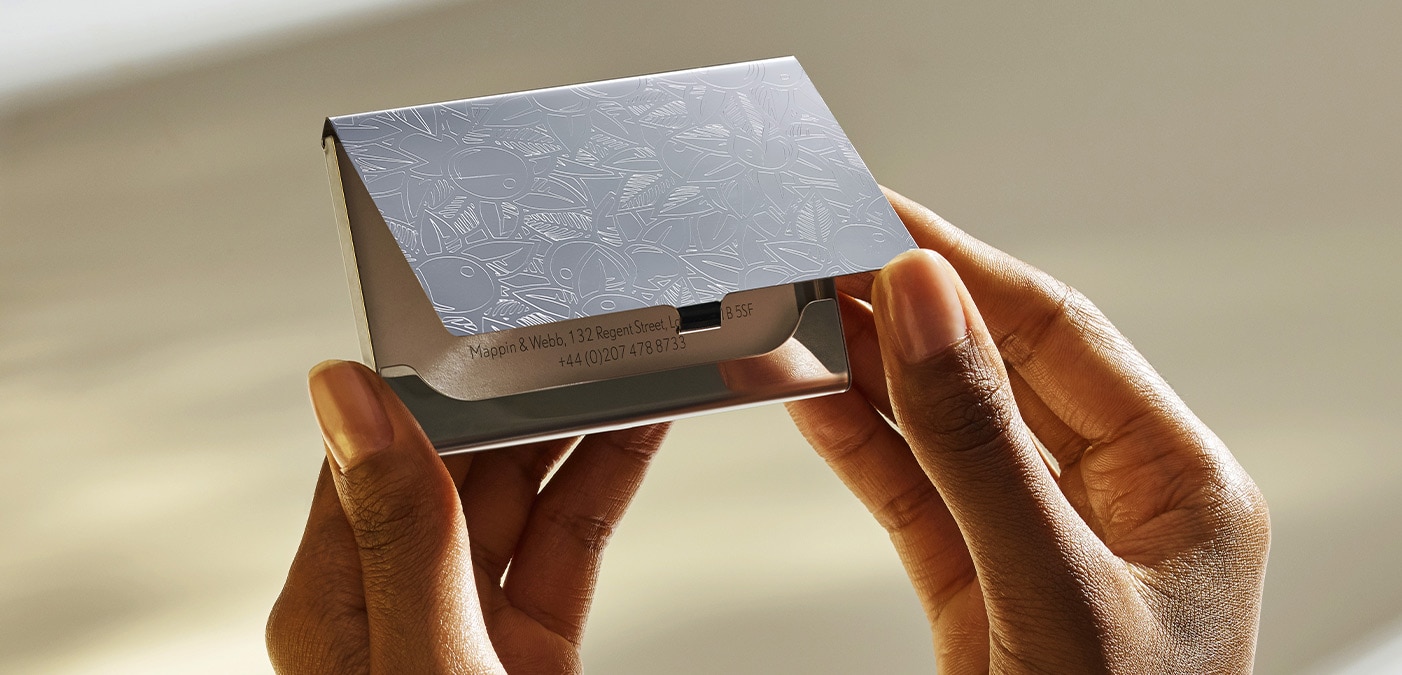Silver Business Card Case image