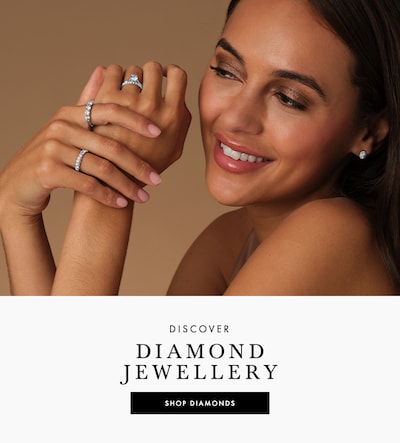 Tap to shop Diamond jewellery on Goldsmiths image