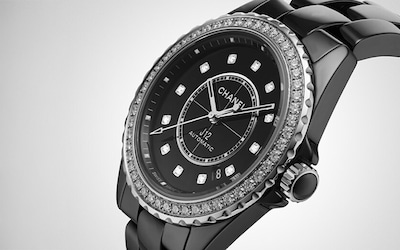 Chanel Ladies Black Dial Watch image