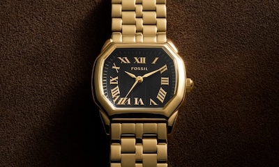 Image of Fossil - Harlow Three-Hand Gold-Tone Stainless Steel Black Dial Ladies Watch image