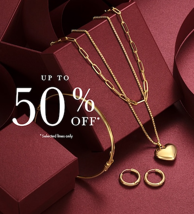 Up to 50% Off Selected Gold Jewellery image