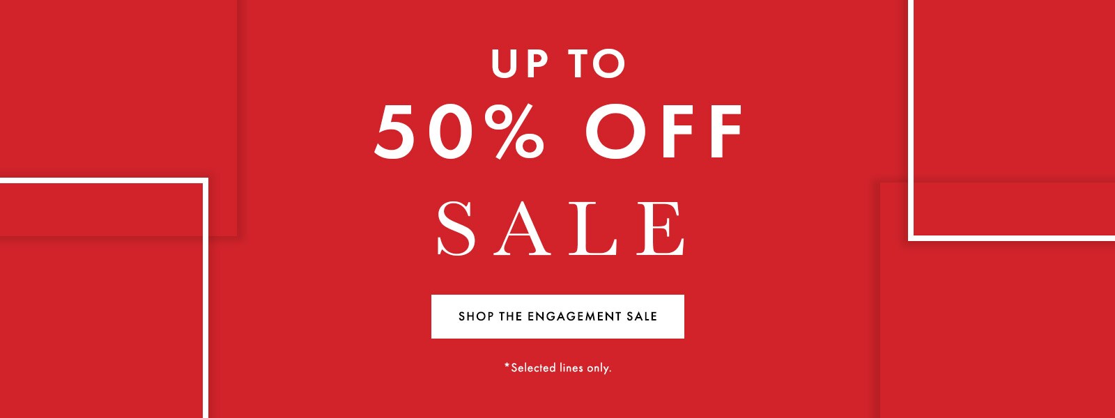 Up to 50% off Engagement Rings on Goldsmiths image