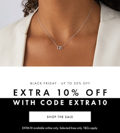 An Extra 10% Selected Diamond Jewellery using Code EXTRA10 image