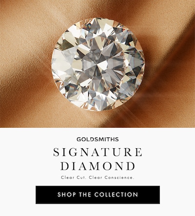 Goldsmiths Signature Diamond on sandy background image