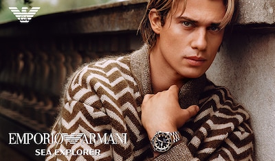 Emporio Armani Sea Explorer - Man Wearing the Watch image