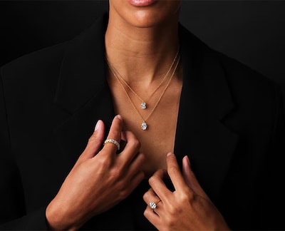 Shop Lab Grown Diamond Rings on Goldsmiths image