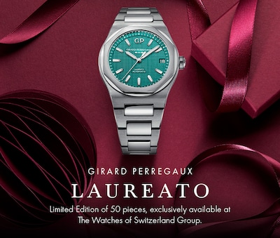 Girard Perregaux Laureato. Exclusively available to The Watches of Switzerland Group image