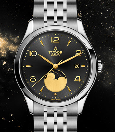 Tudor Black face 1926 Luna Watch image