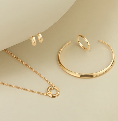 Image of Goldsmiths new 18ct Yellow Gold Collection image