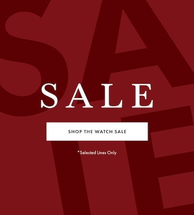 Sale Banner with text Shop The Watch Sale - Selected Lines Only image