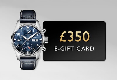 Image of Blue IWC Watch with Gift-card image
