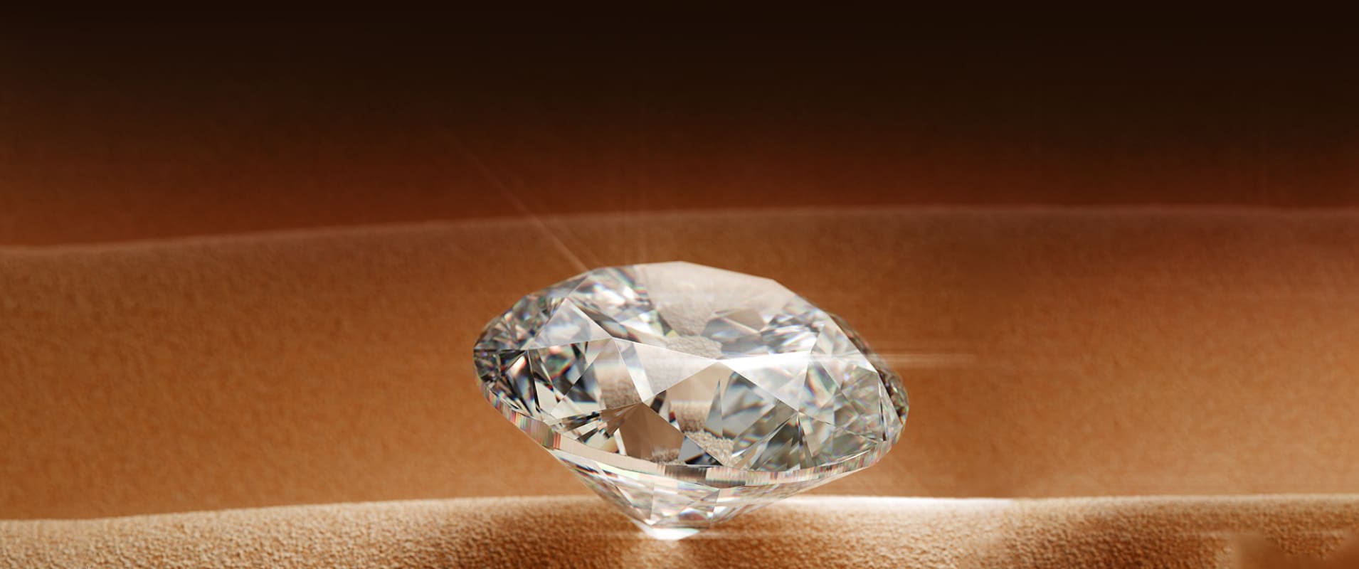 Goldsmiths Signature Diamond on sandy background image
