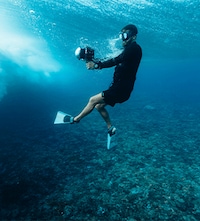 Image of Diver underwater image