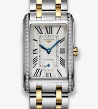 Longines Dolce Vita 20.8mm X 32mm Stainless Steel and Yellow Gold Ladies Watch image