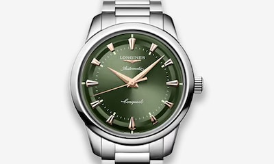 Longines Conquest Green Dial Watch image