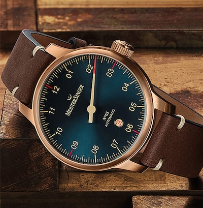 meistersinger no3 watch collection 2020 at mappin & webb image