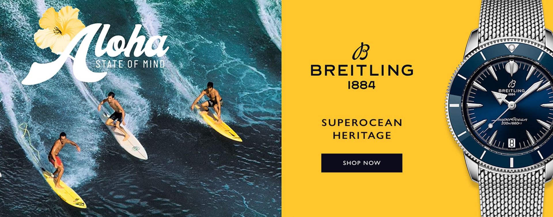 Breitling SuperOcean Heritage Banner - Shop Now image