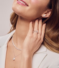 Image of Mappin & Webb Masquerade collection on female model image