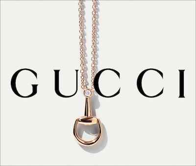 Image of Gucci Horsebit necklace with Gucci logo image