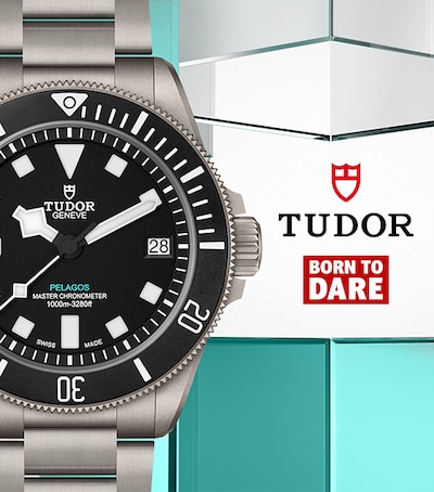 Tudor Pelagos Ultra Watch with Tudor and Born to Dare logos image