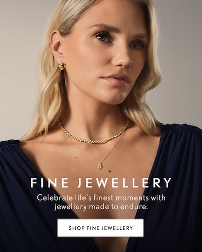 Shop Jewellery on Mappin & Webb with image of model wearing jewellery image