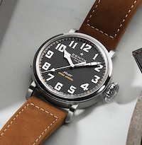 Image of Zenith watch on grey background image
