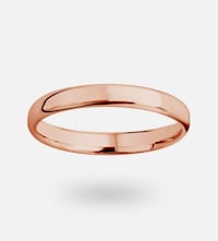 Rose Gold wedding ring image image