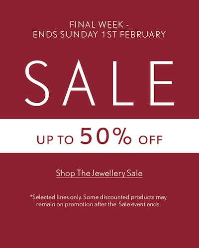 Final Week of Sale - Up to 50% Off Jewellery image
