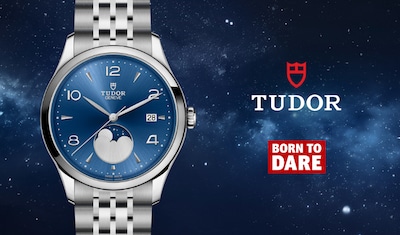 1926 Luna Blue Dial Watch - Tudor Logo - Born to Dare image