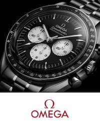 Image of Omega Speedmaster Moonwatch with Omega logo image