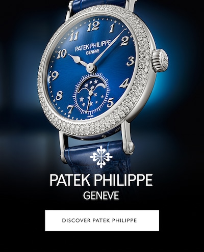 Patek Philippe Watch with Logo and text Discover More image