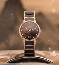 Rado ladies watch with snowy background image
