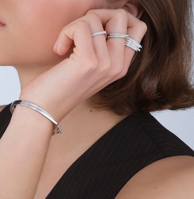 Repossi campaign showing model wearing Repossi rings image