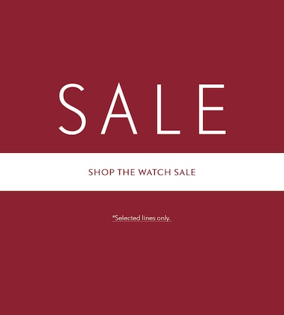 Sale Banner with text Shop The Watch Sale - Selected Lines Only image