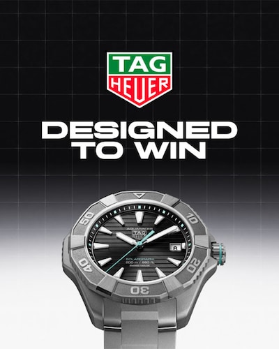 TAG Heuer Aquaracer Solargraph 200. Tap to shop all watches image