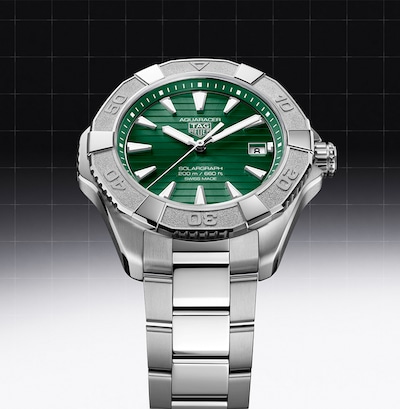 TAG Heuer Aquaracer Solargraph 200. Tap to shop all watches image